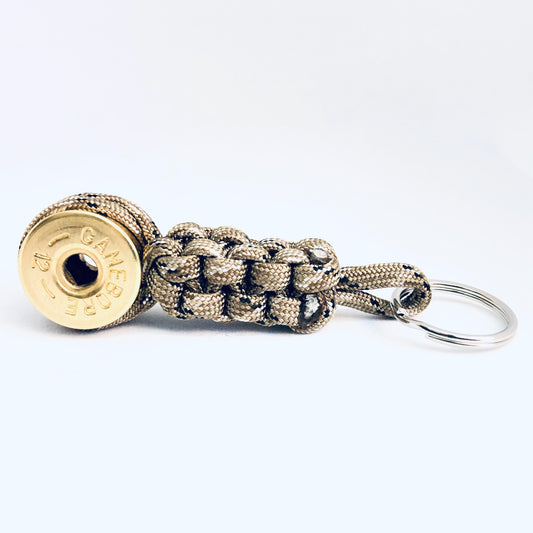 Nyckelring Lockvissla Kaliber 12 - Kamouflage paracord