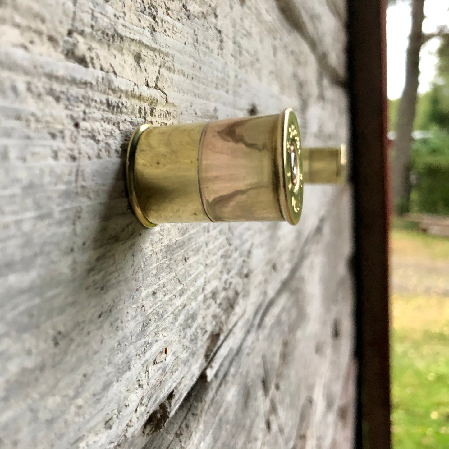 Väggkrokar i mässing kal. 12 (4-pack)