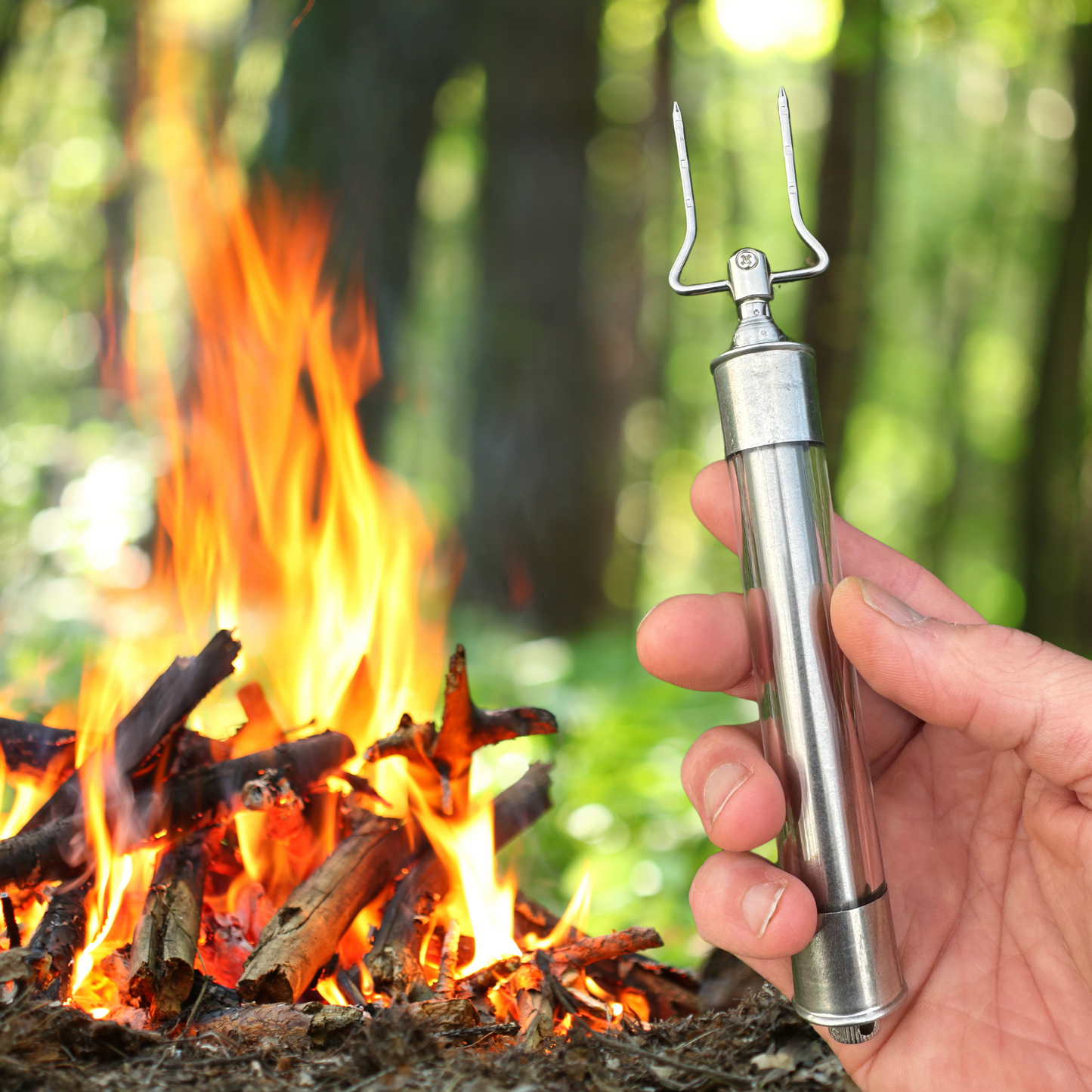 Teleskopisk Grillpinne - Unik Återbruksdesign