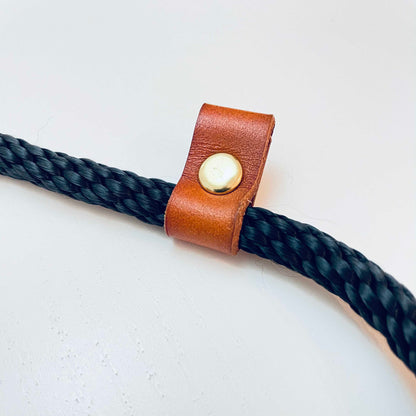 Retrieverkoppel - Svart - 130 cm