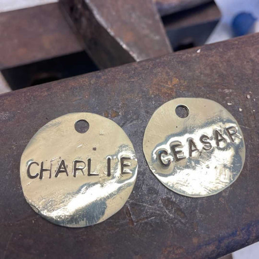Namnbricka (DogTag) återbrukad mässing