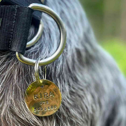 Namnbricka (DogTag) återbrukad mässing