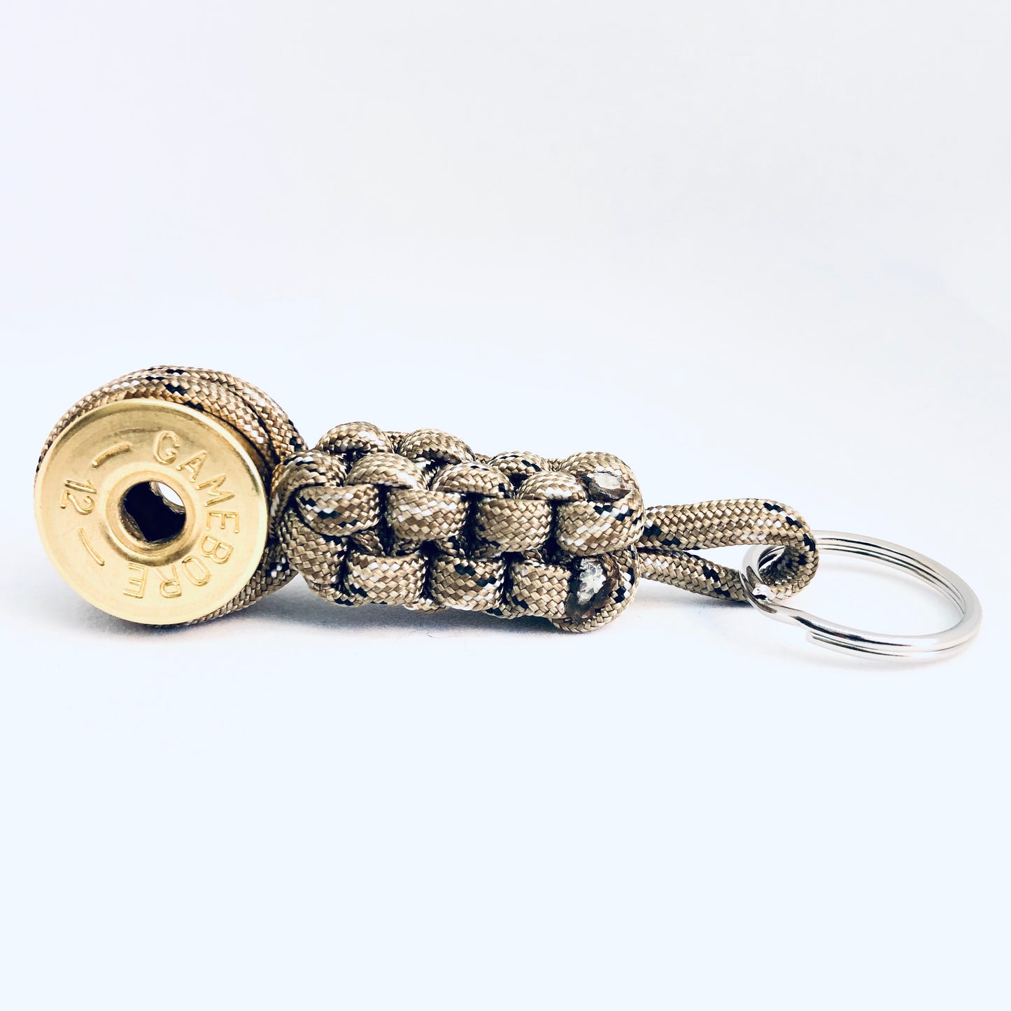 Nyckelring Lockvissla Kaliber 12 - Kamouflage paracord