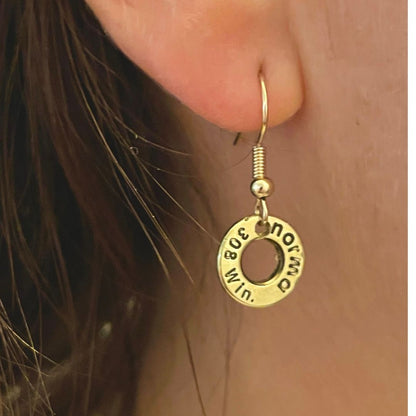 Örhänget Cecilia med fransk öronkrok