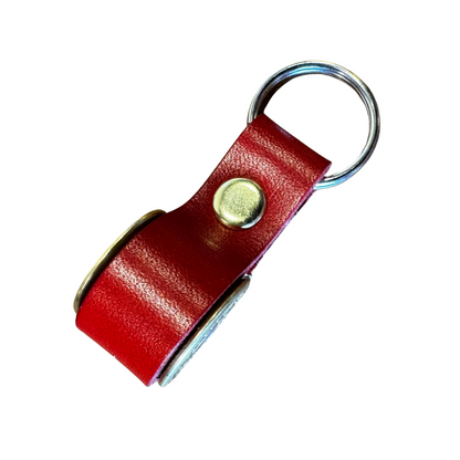 Nyckelring Kaliber 12 - Brunt läder