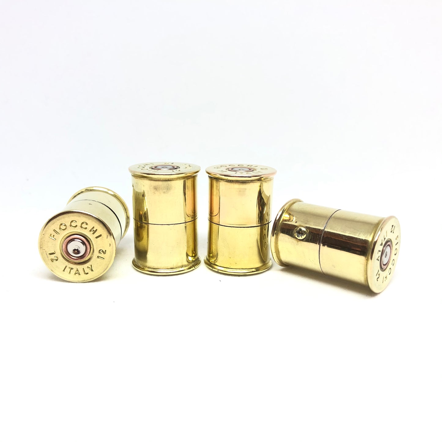 Väggkrokar i mässing kal. 12 (4-pack)